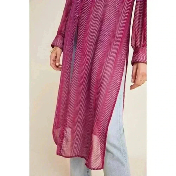 Anthropologie Maeve Imogen Sheer Tunic. - Picture 4 of 4